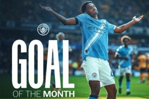 官方：赖因德斯对阵狼队的进球当选曼城队内8月最佳进球